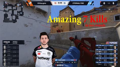 Xantares Carries Virtus Pro Kills In Two Rounds Virtus Pro Vs