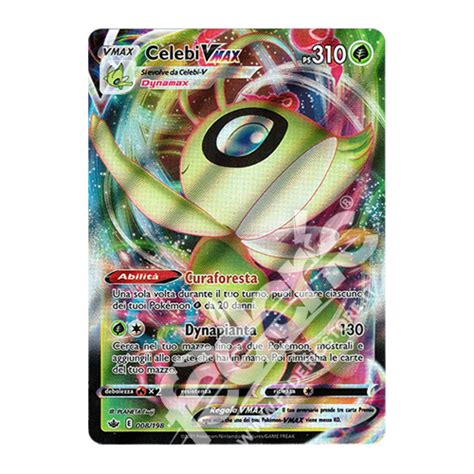 Pokemon Card Celebi Vmax Ultra Rare Chilling Reign Mint