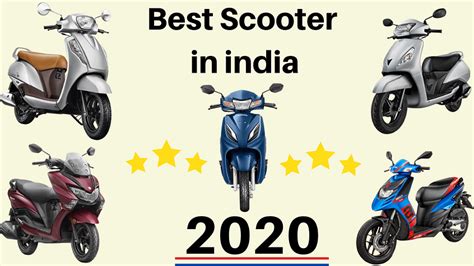 Best Scooter in India- Top 5 Scooters Price,Image,Specs - Motonomics