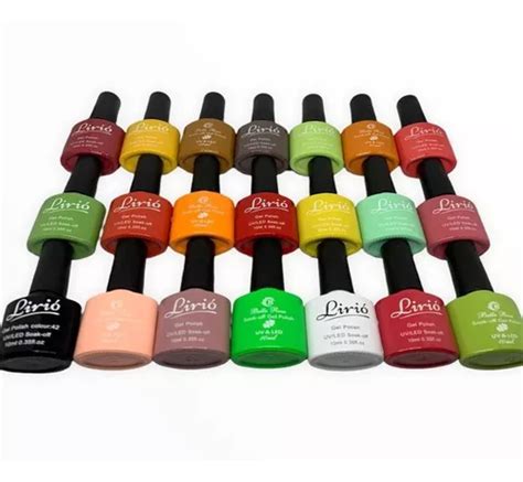 Kit 20 Esmaltes Gel 7 5ml D Z Lirio Bella Rosa Unhas Uv Led