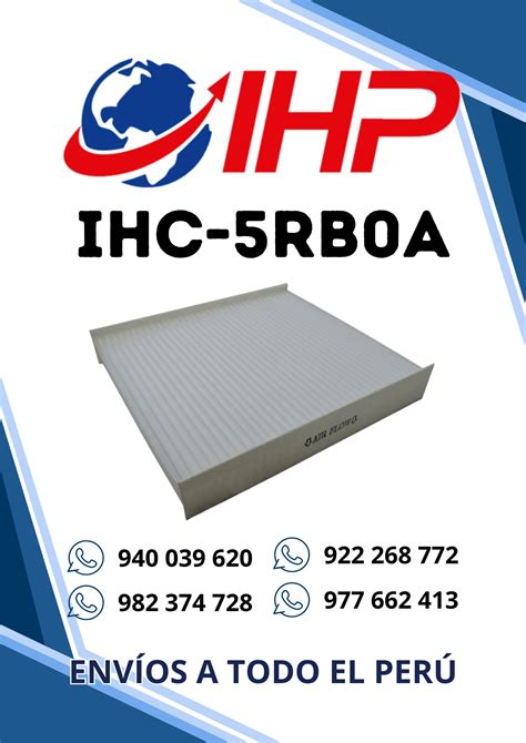 Ihc Rb A Filtro De Cabina Sentra Importaciones Hildemaro Eirl