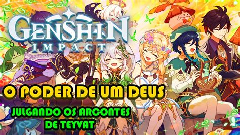 Julgando Os Arcontes De Teyvat Genshin Impact YouTube