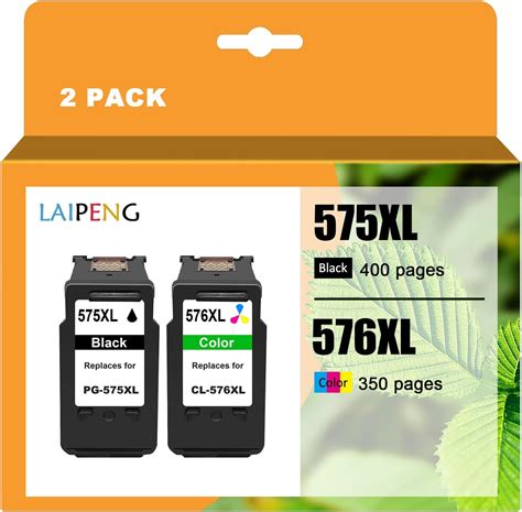 LAIPENG 575XL 576XL Cartuccia D Inchiostro Rigenerato Per Canon PG 575