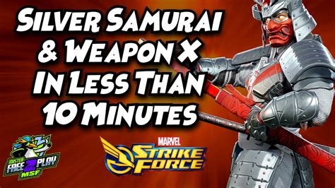 Less Than 10 Minute Review Of Silver Samurai Weapon X Team Marvel