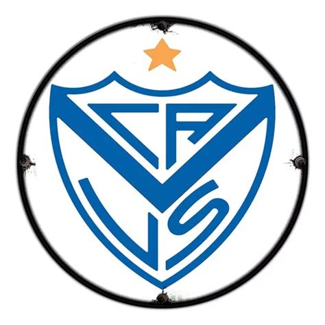 Cuadro Decorativo Escudo V Lez Sarsfield F Tbol