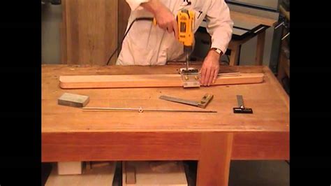 Doweling The Legs To The Center Headboard Panel Build A Bed Frame