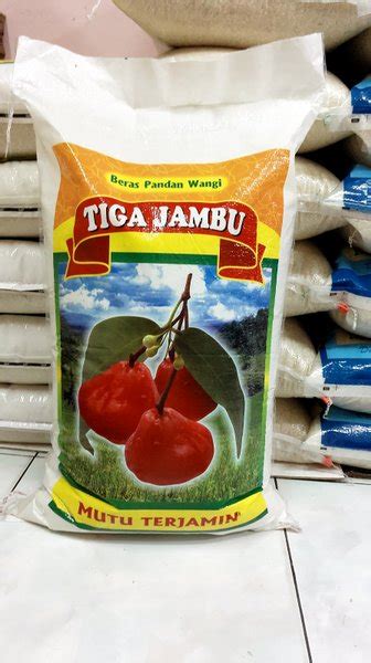 Jual Beras Super Pandan Wangi Tiga Jambu 20 Kg Di Lapak Mahkota Jaya