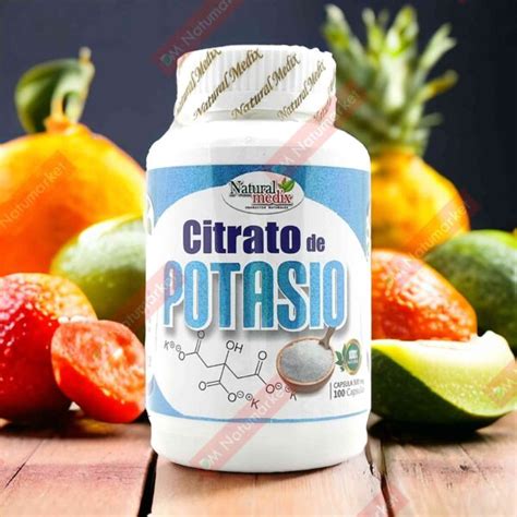 Citrato de Potasio Natural Medix 100 cápsulas DM Natumarket