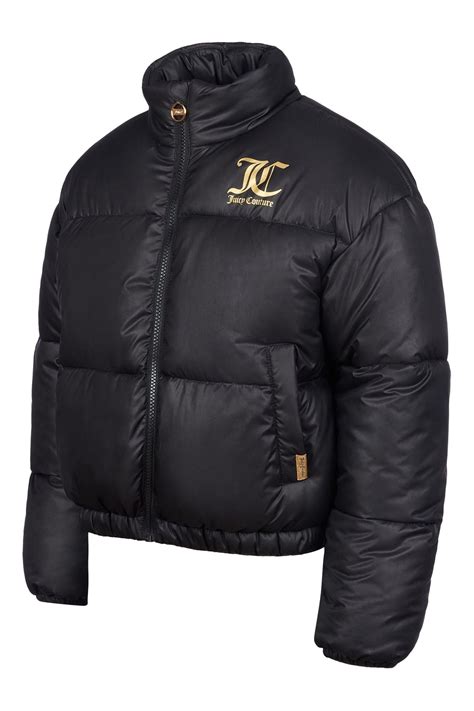 Buy Juicy Couture Funnel Neck Black Puffa Jacket From The Next Uk