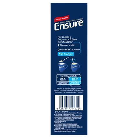 Ensure Vanilla Flavour Powder 400 Gm Refill Pack Price Uses Side Effects Composition