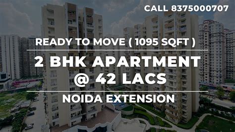 2 Bhk Flat In Noida Extension Ready To Move 2 BHK Apartment 42 Lacs