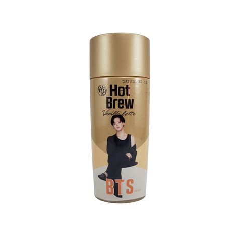 Café BTS Hot Brew Vanilla Latte Jimin ml Bonsai Mercearia