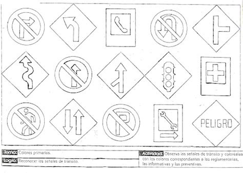 Señales de trafico para imprimir y colorear Imagui