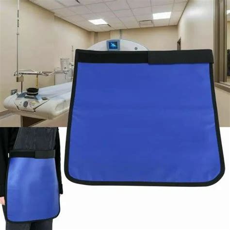 Lead Half Apron Gonad Shield Mm Pb Equivalency Protection Blue