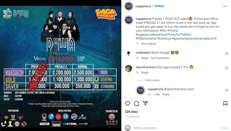 Tiket Pre Sale Konser Dewa Di Batam Terjual Habis