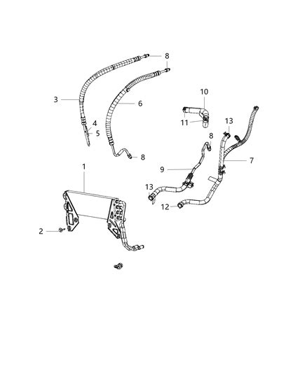 Power Steering Hose 2019 Ram 5500