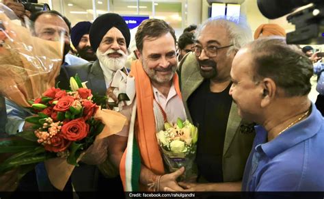 Rahul Gandhi In Us Gets Warm Welcome In Us Says Truly Delighted