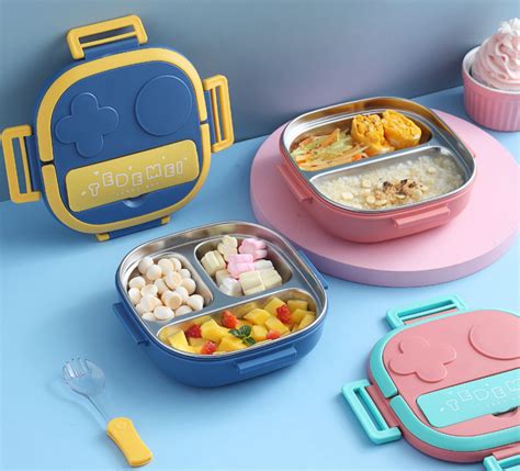 Metal Bento Box Three Parts Midori Ts