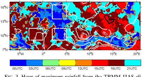 Figure 3 From The Diurnal Cycle Of Warm Season Rainfall Over West Africa Part I Observational