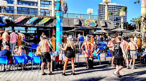 Tiki Beach Bar Benidorm Today Beer Flowing Stags Hens Holiday