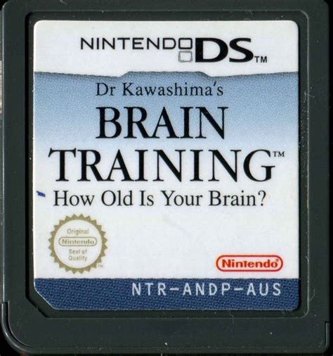 Brain Age Train Your Brain In Minutes A Day Cover Or Packaging