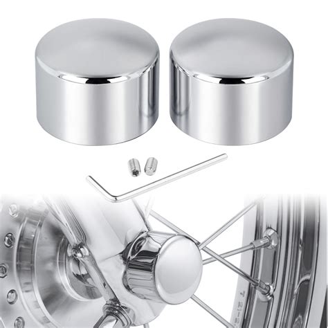 Amazon Pbymt Chrome Front Axle Nut Covers Cnc Aluminum Axle Nut