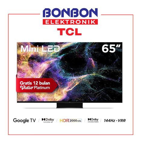 Jual TCL LED TV 65" 65C845 MINI LED 4K UHD GOOGLE C845 SMART TV IMAX ...
