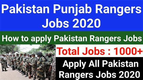 Punjab Rangers Jobs November Punjab Rangers Jobs November