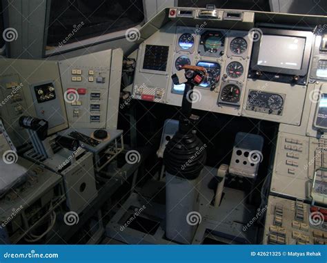 Cockpit Of Soviet Space Shuttle Buran Editorial Photo | CartoonDealer ...