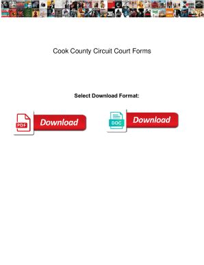 Fillable Online Cook County Circuit Court Forms. Cook County Circuit ...