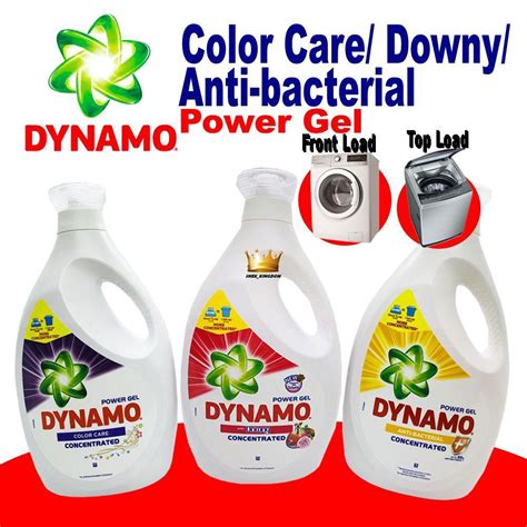 Dynamo Power Gel Detergent Bottle 2 7KG Top Load Front Load Anti