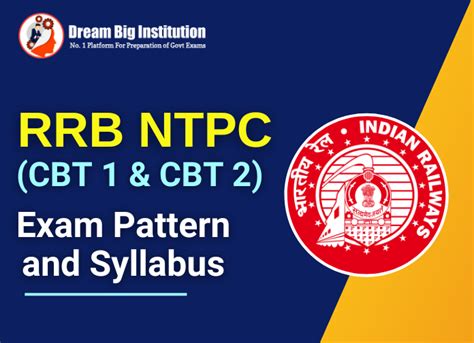 Rrb Ntpc Syllabus 2023 With Exam Pattern