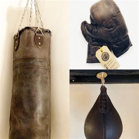 Retro Reborn Vintage Style Boxing Bag Punch Bag With Hanging Chain