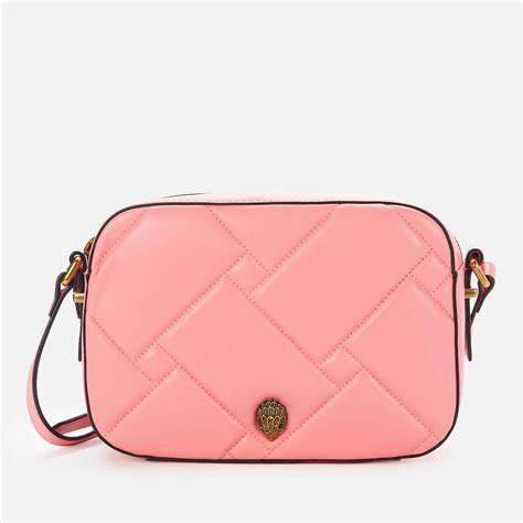 Kurt Geiger Leather Kensington Cross Body Bag In Pink Lyst