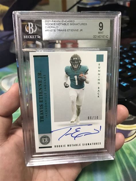 Panini Encased Travis Etienne Jr Rookie Notable R