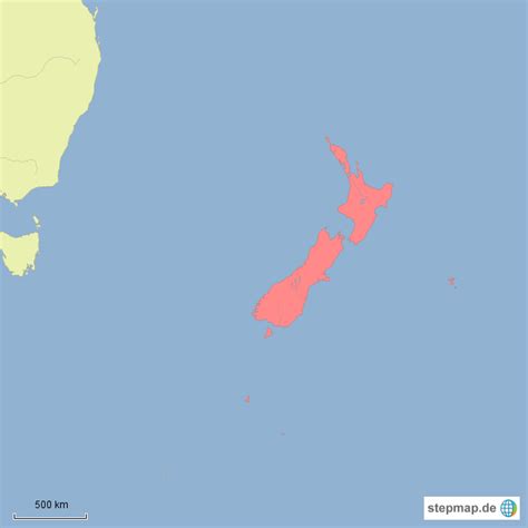 Stepmap Neuseeland Landkarte F R Deutschland