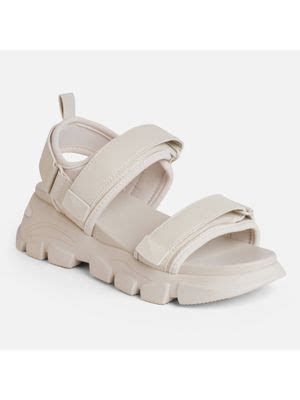 Buy Aldo Godish Synthetic White Solid Sandal Online