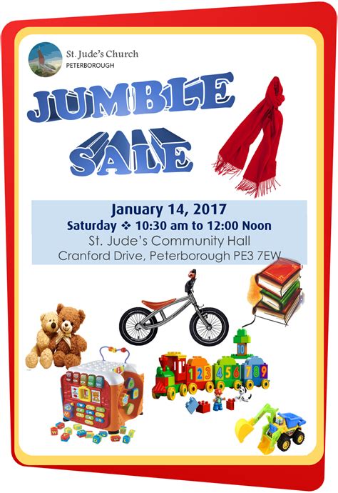 Jumble Sale St Judes Peterborough