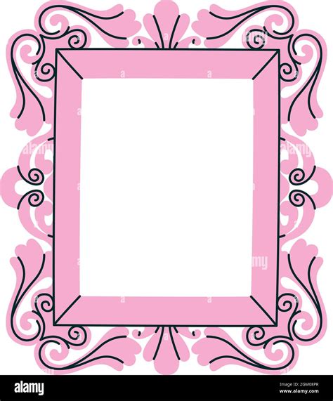 Light Pink Frame Stock Vector Image And Art Alamy