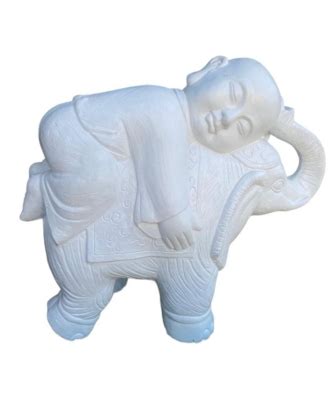 Sat Nam Inspires Figura Monje Sobre Elefante White Cm Falabella