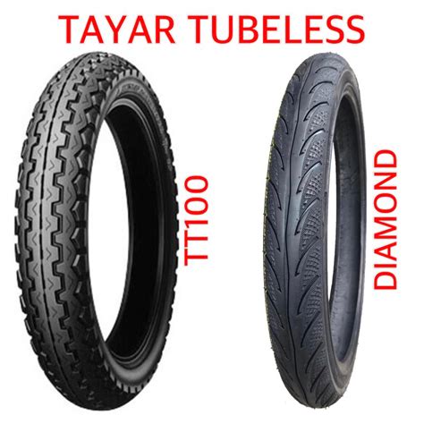 Tubeless Tyre Design Maxxis Diamond Tt100 7090 17 80 90 17 Tyre