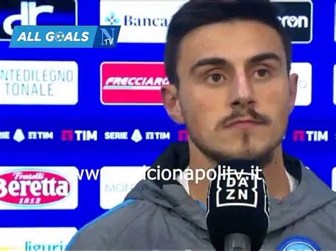 Sampdoria Napoli 0 2 8 1 23 Intervista Post Partita Elijf Elmas Video