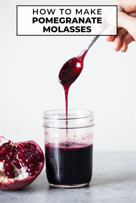 How To Make Pomegranate Molasses Step By Step Healthy Nibbles By