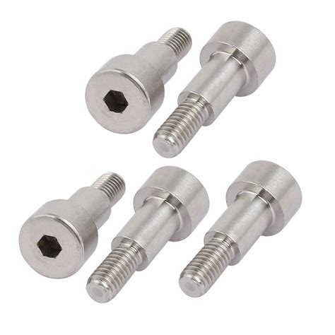 Uxcell 5pcs Hex Socket Shoulder Bolt 8mm Shoulder Dia 12mm Shoulder ...