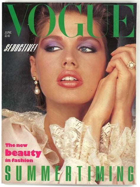 Vogue UK June 1983 British Original Vintage Fashion Magazine Beth