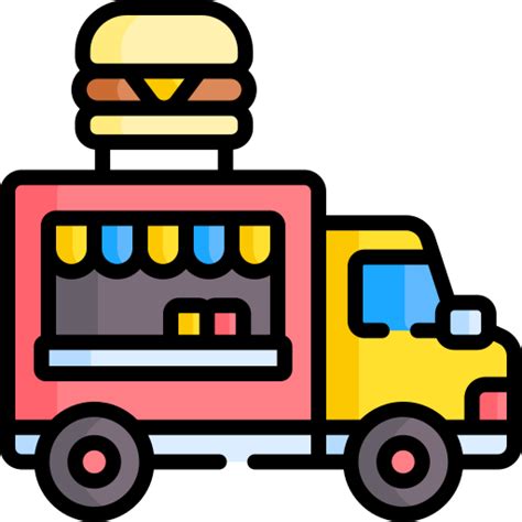 Food Truck Special Lineal Color Icon