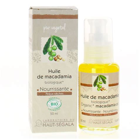 HAUT SEGALA Huile végétale de macadamia bio 50ml Parapharmacie Prado