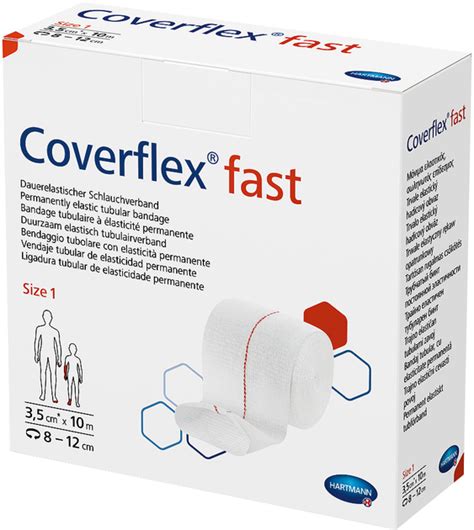 Постоянно эластичный трубчатый бинт Hartmann Coverflex fast Размер 1 (3 ...