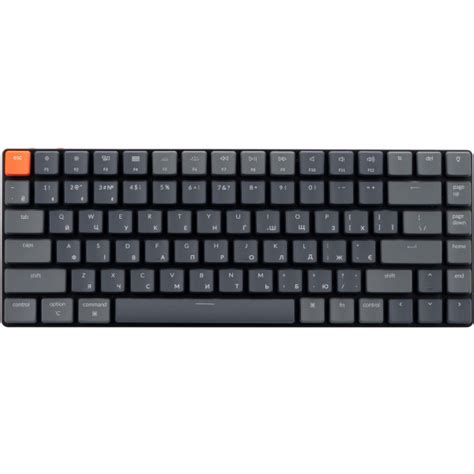 Клавіатура бездротова ігрова Keychron K3 Optical Brown BT USB A Hot swap Low Profile EN UKR RGB