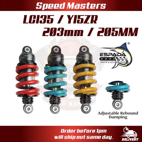 Speed Master Monoshock Adjustable Rebound Damping Mm Y Zr Mm